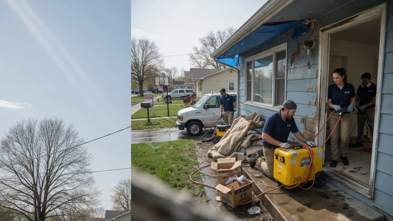 Basement Flood Cleanup in Marshall, IN near me